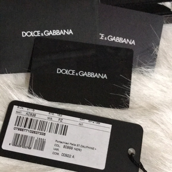 Dolce & Gabbana Leather Keychain/Bag Charm - Picture 8 of 11